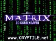 A Matrix 3D Screensaver screenshot